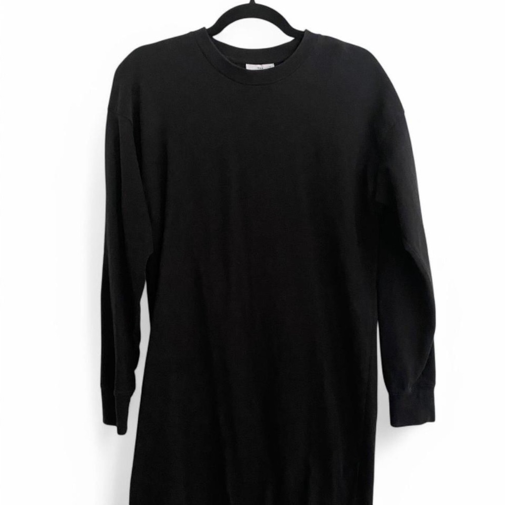Aritzia Tna long sleeve black shirt dress